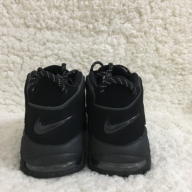 Authentic  Nike Air More Uptempo 3M “Triple Black”